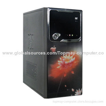 ATX Computer Case, Made of 0.4mm SECC and 4 CD-ROM Drive Bay on Front Panel